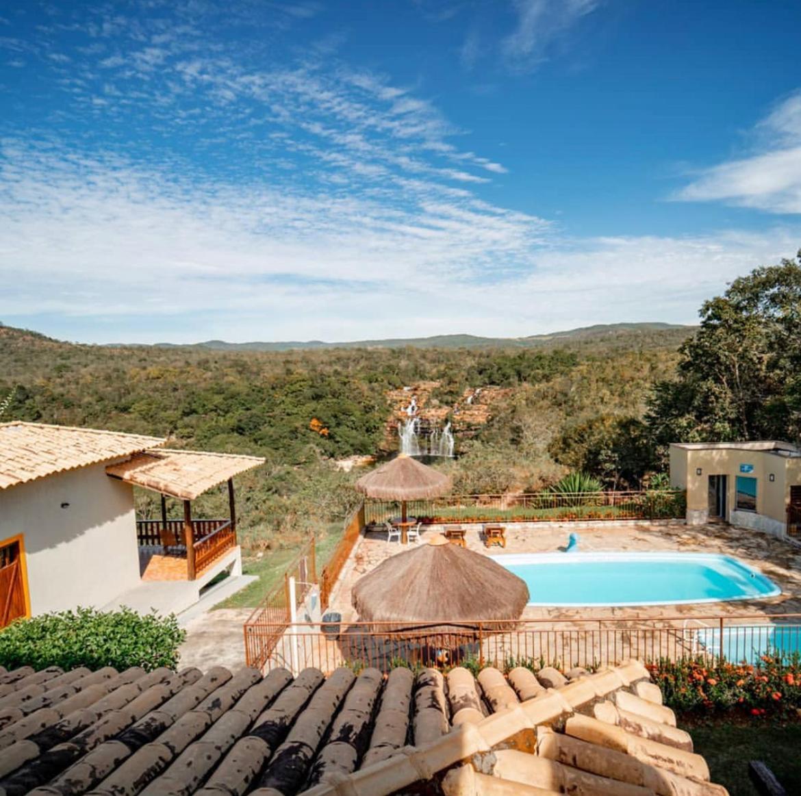 Pousada Cachoeira Poco Encantado Alto Paraiso de Goias Ngoại thất bức ảnh